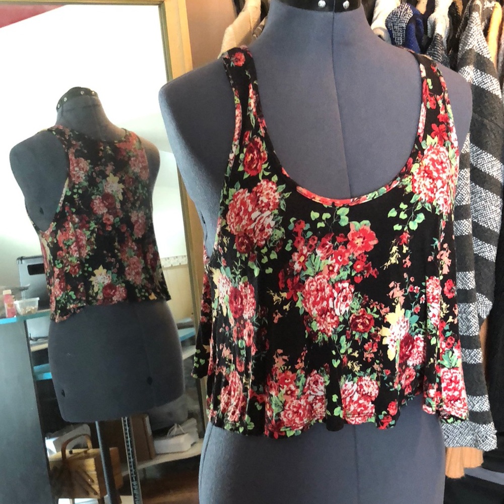 Floral tank top.